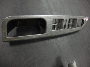 汽车内饰件水转印效果:中控饰板木纹转印
